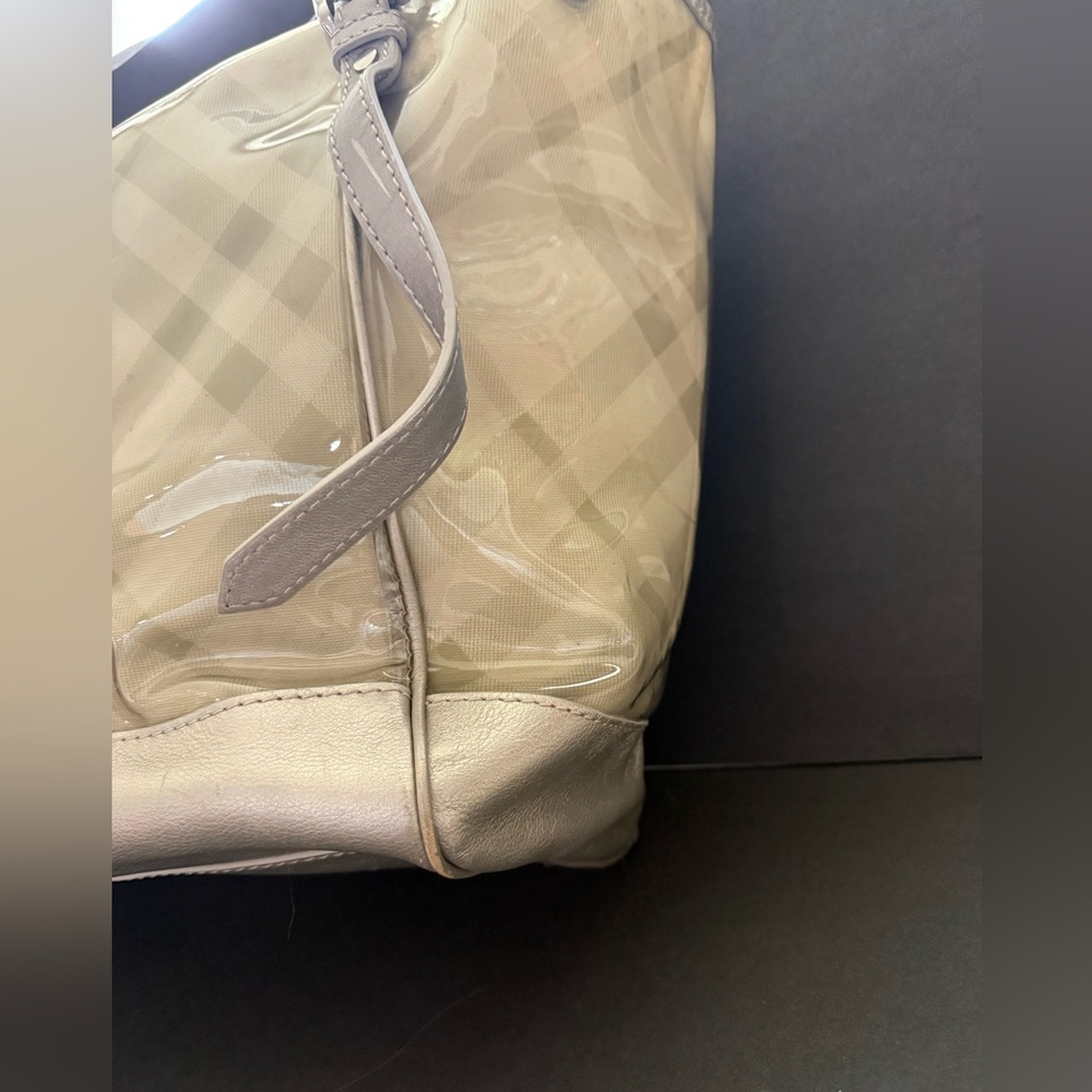 Burberry metallic leather trim pvc bag - Picture 14 of 14
